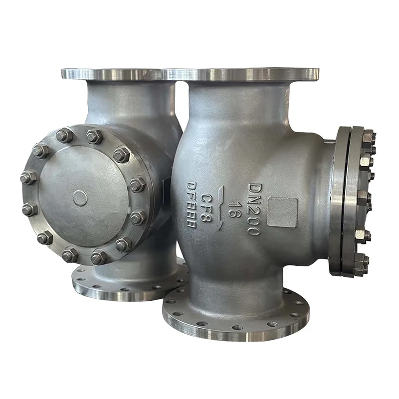 স্টেইনলেস স্টীল Flanged চেক ভালভ